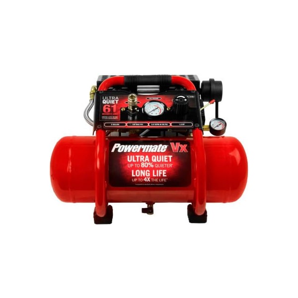 Mat Industries Powermate 2 Gallon 125 PSI 1 HP Ultra Quiet Oil Free Electric Air Compressor SAC22HPP - main